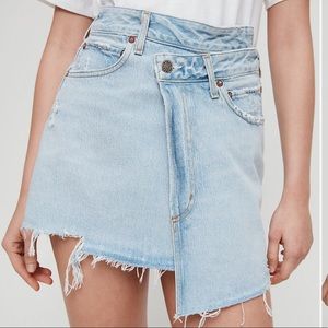 AGOLDE Crossover Skirt